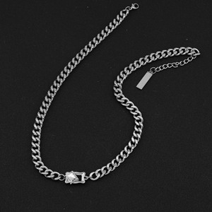 <strong>Fashion</strong> New Arrival Stainless Steel Silver <strong>2025</strong> Link <strong>Chain</strong> NECKLACES for Men Women <strong>Jewelry</strong> - Product Image 4
