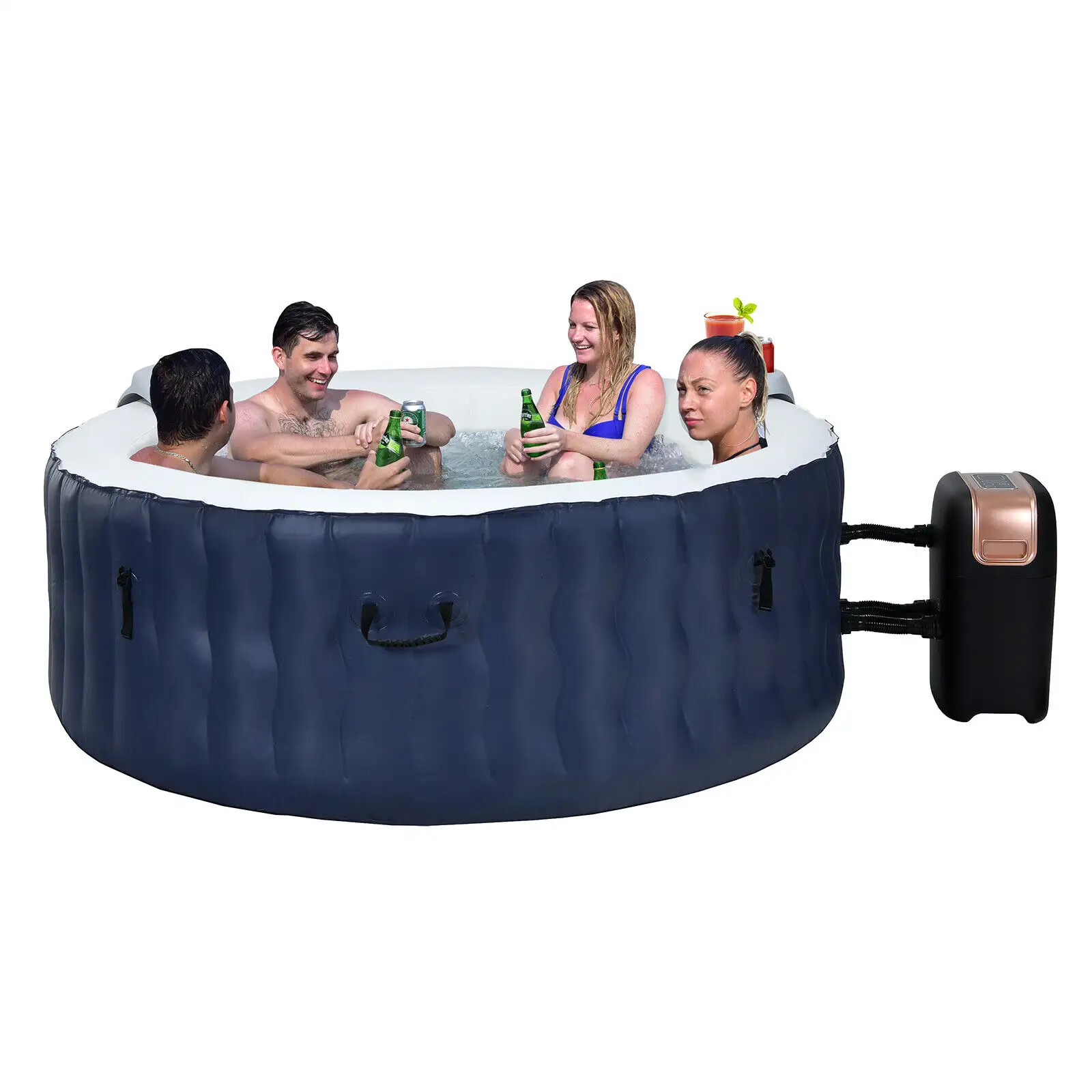 Portátil ao ar livre Round Square Shape spa banheira de hidromassagem inflável jet foot sexy família spa banheira de hidromassagem banheira inflável