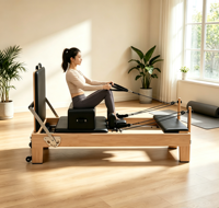 Reformer Pilates en Bois de Frêne de Haute Qualité pour Studio – Équipement d'Exercice en Bois d'Érable à Vendre