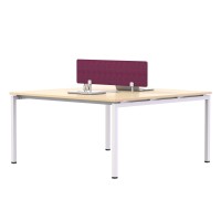 Pieds de table contemporains et élégants en acier chromé argenté avec plateau en verre pour salle à manger, table basse ou bureau