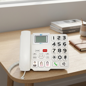 Téléphone Android 4G MaxComm à gros boutons pour personnes âgées avec 128 Mo de ROM + 48 Mo de RAM, modèle à carte SIM unique MW-88 - Product Image 3
