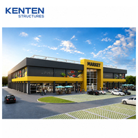 KENTEN Tente de structure temporaire à travée libre pour supermarché, centre commercial modulaire et pavillon de vente au détail pour centre commercial événementiel