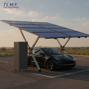 Système de montage de carport solaire étanche personnalisé à prix compétitif, structure de carport solaire photovoltaïque en métal durable - Product Image 1