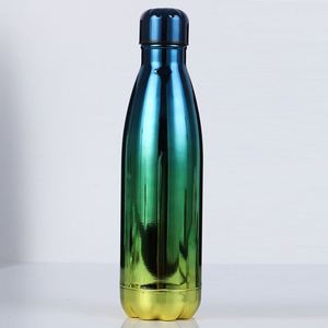 Custom 500Ml Electric Plating Stainless Steel Thermos Insulated Cross-Border Gift Sports <b>Bowling</b> Coke Water Bottle Flask - Product Image 5