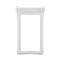 Pochette Téléphone Étanche IPX8 avec Coussin d'Air, Sac de Plage et de Natation Antichoc à Écran Tactile, Grande Taille avec Dragonne, Idéal pour les Voyages en Extérieur