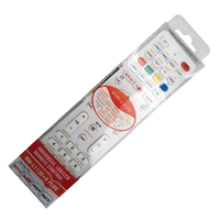 Télécommande universelle CHUNGLAP RM-L1130+X PLUS 4 boutons portée 12m piles AAA en plastique version anglaise pour le commerce international