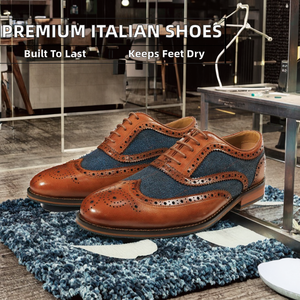 Chaussures pour hommes en cuir véritable de qualité supérieure, style italien, fabriquées à la main, plates, pour le bureau, le travail, décontractées, à lacets, sport, noir, marron, vente en gros - Product Image 2
