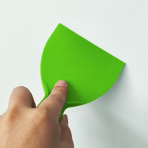 All Plastic Multi Function Putty Knife Green 3Pcs Set For Wall Cleaning Construction Use Non Toxic - Product Image 3