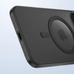 Funda de teléfono de succión magnética genuina <span class=keywords><strong>con</strong></span> textura diagonal y diseño ondulado de PP ultrafino de lujo para <span class=keywords><strong>iPhone</strong></span> 17 Air Pro Max - Product Image 4