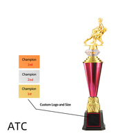 Trofeo de Plástico Creativo para Niños, Premio para Competencia de Baile, Trofeo de Campeonato de Lucha Libre