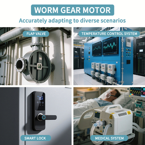 12V DC Worm Gear <span class=keywords><strong>Motor</strong></span> <span class=keywords><strong>Encoder</strong></span> 6 vòng/phút mô-men xoắn cao động cơ 24V DC Worm Gear <span class=keywords><strong>Motor</strong></span> - Product Image 4