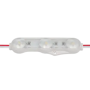 200 PCS DC12V branco 6500K injeção 3 LED Módulo 1.5 W luz traseira decorativa à prova d'água para sinais de carta sinais publicitários