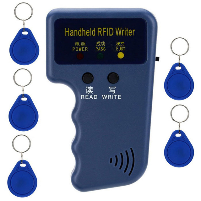 Handheld 125KHz RFID Duplicator Copier Writer Programmer Reader RFID ID Card Writer Copier Duplicator