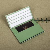 Boîte de rangement en papier pour carte de membre ultime avec ouverture à glissière et fermeture adhésive double face, rangement sans tracas