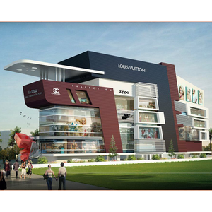 الفاخرة الجاهزة الصلب هيكل التسوق مول من الصين ، أوروبا نمط الجاهزة متجر ومراكز تصاميم مجانية رسوم - Product Image 5