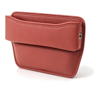 Boîte de rangement multifonctionnelle en cuir pour siège de voiture, accessoires intérieurs de voiture, organisateur de vide de place entre les sièges, organisateur universel pour vide de place entre les sièges de voiture