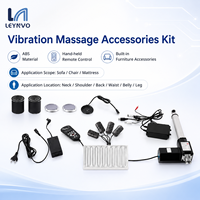 Moteur d'appareil de massage LEYNVO pour vibration et chauffage, tige de poussée électrique, télécommande sans fil pour fauteuil de massage et canapé