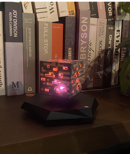 Lámpara <span class=keywords><strong>de</strong></span> Levitación Magnética con LED, Modelo <span class=keywords><strong>de</strong></span> Juguete ABS, Luz Nocturna Ambiental con Cambio <span class=keywords><strong>de</strong></span> Color - Product Image 2