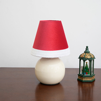 Lampe de table de Noël, lampe de bureau LED vintage en tissu pour intérieur, petite lampe de table de Noël, lampe de chevet pour chambre à coucher, décoration de la maison, cadeaux