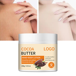 Loción Corporal Blanqueadora e Iluminadora Anti-Acné con Manteca de Cacao y Extractos Herbales para Piel Negra, Marca Blanca - Product Image 2