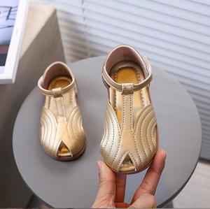 高品质夏季防滑女童休闲凉鞋新款包头软底步行鞋可爱图案皮革批发可选 - Product Image 6