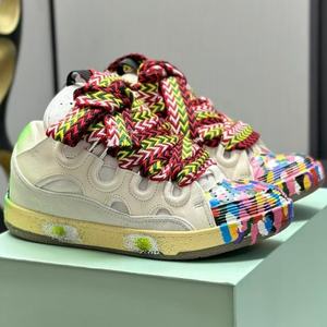 Chaussures de marche unisexe de luxe tendance, à semelle épaisse, respirantes, légères, souples, avec lacets, style athlétique et rehaussant la silhouette - Product Image 1