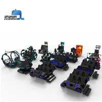 JiaYi Solución Integral para Parques de Juegos Comerciales con Máquinas de Realidad Virtual 9D para Interiores, 100m, Garantía de 1 Año, Capacidad >500kg