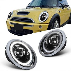 Phares Archaic pour <span class=keywords><strong>Mini</strong></span> 2001-2007 R50/R53/R52 <span class=keywords><strong>Cooper</strong></span> S <span class=keywords><strong>MINI</strong></span> One/<span class=keywords><strong>D</strong></span> JCW avec clignotants séquentiels à <span class=keywords><strong>d</strong></span>émarrage dynamique - Product Image 1