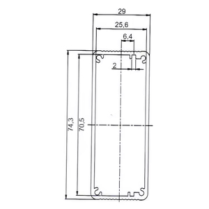 Boîtier <span class=keywords><strong>de</strong></span> <span class=keywords><strong>jonction</strong></span> en aluminium, boîtier électrique personnalisé, profilés d'extrusion en aluminium, boîtier électronique à corps divisé pour driver LED, IP55 - Product Image 2