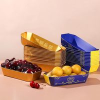 Boîte jetable pour fruits secs, emballage de pêches, plateaux de fruits secs, cadeau de luxe