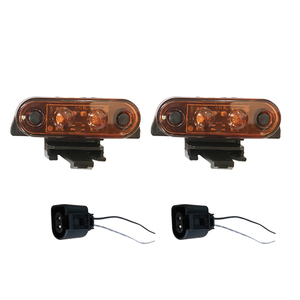 1 * Uds 82116545 ámbar blanco azul 24V LED Luz de cabina de techo superior compatible con indicador de posición de camión Volvo marcador lateral - Product Image 1