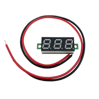 Modul Tampilan LED Mini 0,36 Inci DC0-100V Voltmeter Digital Catu Daya AC/DC untuk Mobil Sepeda Motor