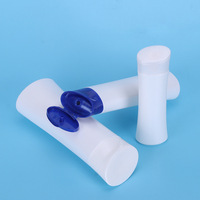 Bouteille de shampoing en PE pour l'industrie de la beauté, capacités de 250 ml et 400 ml, bouchon à clapet, impression sur surface, traitement par sérigraphie