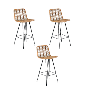 Silla de Bar de comedor SIMORA tipo ratán de cuerda tejida de Venta caliente para muebles comerciales antiguo concepto de diseño moderno de Indonesia - Product Image 3