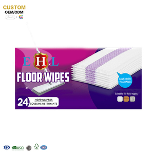 Fabricación de muestra gratis, fregona desechable para suelo, toallita húmeda Spunlace Nonwovenbig Size 40X60cm, toallita para fregar aroma para suelo para limpieza diaria - Product Image 5