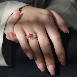 Anillos De Bodas <b>Crown</b> Band Wedding Bling Blue Red Sparkling Purple Zircon Stone <b>Ring</b> Engaged Diamond Zircon <b>Ring</b> - Product Image 4