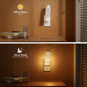 Veilleuses décoratives LED LOHAS avec capteur <span class=keywords><strong>de</strong></span> luminosité réglable, <span class=keywords><strong>tour</strong></span> <span class=keywords><strong>de</strong></span> Pisa 3D, veilleuse à brancher pour couloir et chambre - Product Image 3
