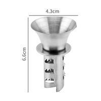 Presse-agrumes manuel en acier inoxydable 304 pour citrons et citrons verts, avec bec verseur