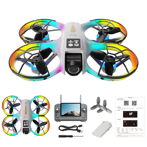 Drone L8 avec écran <span class=keywords><strong>de</strong></span> 5,64 pouces, télécommande, caméra optique sans balais, quadricoptère RC avec éclairage LED intégré, jouet pour enfants et adultes. - Product Image 5