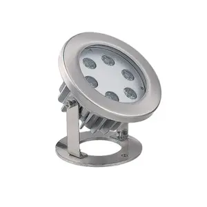 Waterproof Stainless Steel DMX IP68 Outdoor Submersible Led Fountain Ring Light 3 Years Warranty Marine Leds Lights