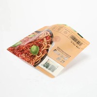 Sachet Doypack Personnalisé Imprimé Qualité Alimentaire avec Fermeture Zip TAB en Matériau BOPA(PET)/PE, Anti-humidité et Thermoscellable pour Aliments pour Animaux et Café