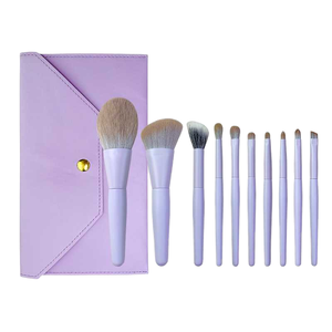 Juego <span class=keywords><strong>de</strong></span> Brochas <span class=keywords><strong>de</strong></span> <span class=keywords><strong>Maquillaje</strong></span> Profesional <span class=keywords><strong>de</strong></span> 12 Piezas con Mango <span class=keywords><strong>de</strong></span> Madera y Pelo Sintético, Color Personalizado, Marca Privada, Paquete Personalizado - Product Image 1