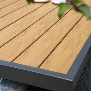 OSMEN Monterey Comptoir de bar extérieur en <span class=keywords><strong>aluminium</strong></span> poly-bois Table de bar <span class=keywords><strong>pour</strong></span> jardin et <span class=keywords><strong>terrasse</strong></span> - Product Image 2