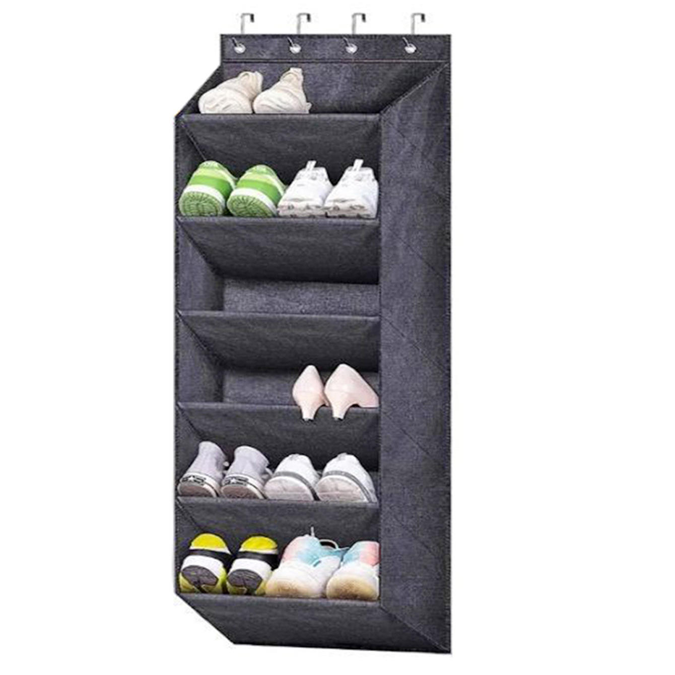 ผ้าอ็อกซ์ฟอร์ด - กว้าง - 6 ชั้น - สีดำ