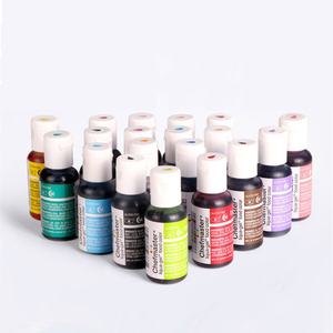 卸売12色食用色素 液体食用色素 20g/ボトル ケーキ デザートデコレーション チョコレート キャンディー 製菓用品 - Product Image 5