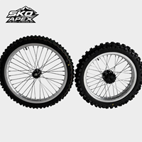SKOAX Sur Ron Light Bee X LBX Talaria MX3 MX4 Ensemble de roues et pneus tout-terrain de 19/16 pouces pour moto électrique tout-terrain 70/100-19 & 90/100-16