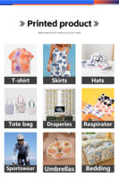 Imprimante textile par sublimation Fedar 2.6m FD2624, 24 têtes d'impression, technologie à gouttelettes variables automatiques pour l'impression sur tissu