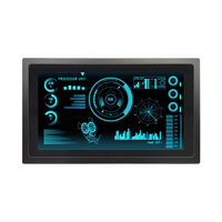 Pantalla táctil capacitiva LCD de grado industrial de 15,6 pulgadas 1080P FHD 256G SSD todo en un Panel PC