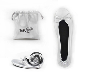 Bailarinas Plegables Portátiles <span class=keywords><strong>de</strong></span> Viaje para Mujer con Bolsa <span class=keywords><strong>de</strong></span> Transporte - Product Image 5