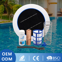 Nouveau Générateur Solaire d'Ions Cuivre pour Piscine, Sans Produits Chimiques, Sûr, Éliminateur de Chlore, Pliable et Portable, 35 000 Gallons, Garantie 2 Ans - Vente Flash